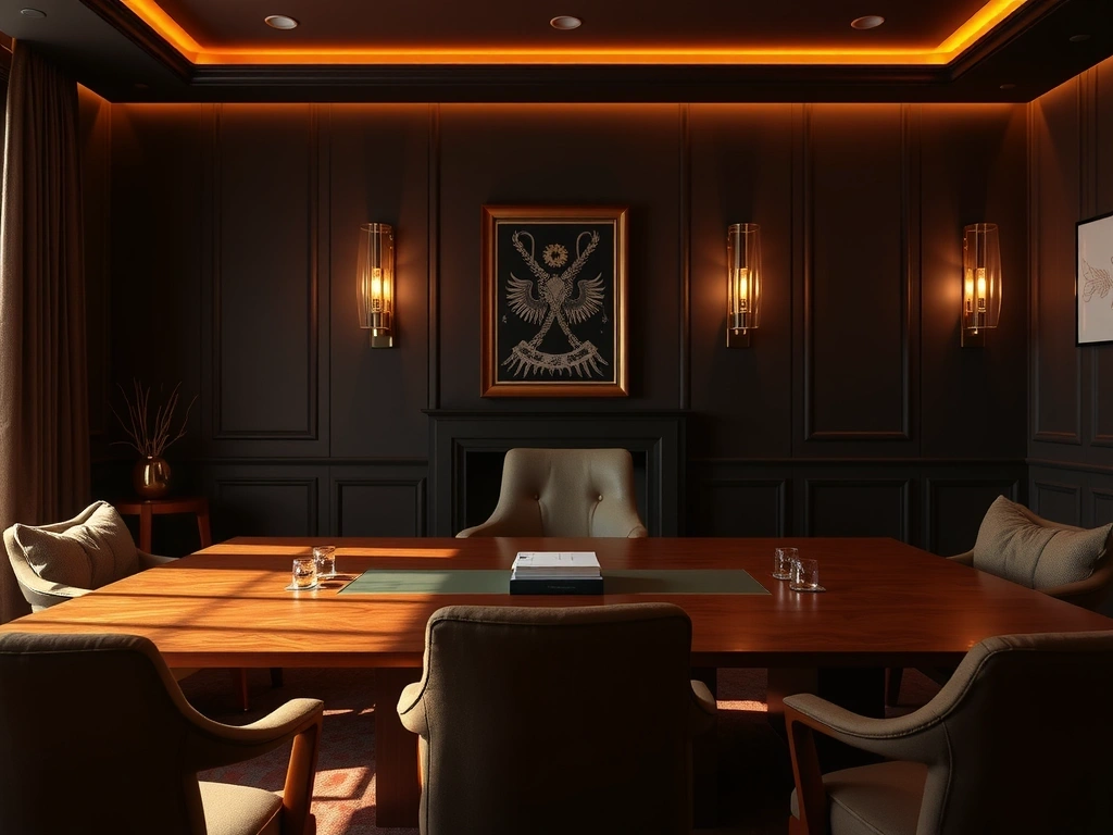 Inuti aibizmanager kontor